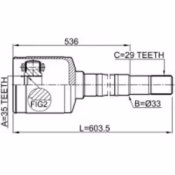 FEBEST 0211-QR25MTRH