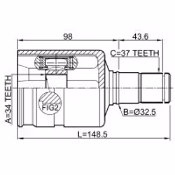 FEBEST 2311-5N1LH not categorized - Additional view 2