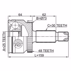 FEBEST 1210-IX35D7A48 not categorized - Additional view 2