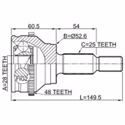 FEBEST 2410-DUSTA48R not categorized - Additional view 2