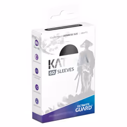 ULTIMATE GUARD Katana Sleeves Japanese Size, Card sleeve, Black, 60 pc(s)
