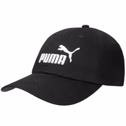 Puma Essential No.1 Logo Fashion Casual Baseball Cap Hat Black