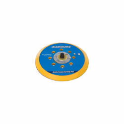 432202 Hook and Loop Backing Pad 125 mm 516 UNF Yellow