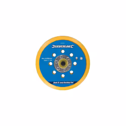 432202 Hook and Loop Backing Pad 125 mm 516 UNF Yellow