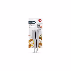 E12150 Garlic Press Susi 3 Aluminium Silver No Need to Peel Press for Crushing GarlicGarlic BulbsGinger with Integrated Cleaning Tool Dishwasher Safe