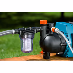 Gardena Pump Prefilter for Water Flow to 6000 l / h: Effective Filter for Garden Pumps and Domestic Water Dispensers, with a Filter Insert (1730-20)