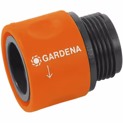 Gardena 2917-20 Threaded Hose Connector, Connection Piece to Adapt Screw-Type Hose Connection to a Gardena Tap Connector for ...