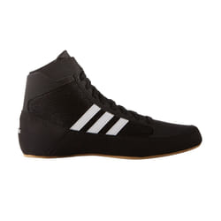 adidas Havoc Kids Junior Wrestling Trainer Shoe Boot Black - Black, UK 3.5