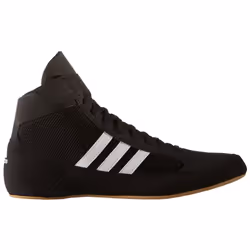 adidas Havoc Mens Adult Wrestling Trainer Shoe Boot Black/White - Black, UK 7.5