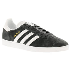 Adidas Originals gazelle leather mens trainers grey UK Size