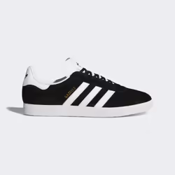 Adidas Gazelle, Male, Adult, Fashion sneakers, Black, Gold, White, Core Black / White / Gold Metallic, Monochromatic