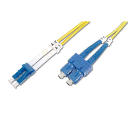 DK-2932-10 â Fibre Optic Cable OS2 â 10 m â LC to SC â Duplex Fibre Optic Cable â 1/10 Gbit/s â SM Singlemode Fibre Optic LAN Cable â
