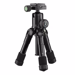Mantona 21182, 3 leg(s), Black, 49.5 cm
