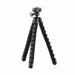 Mantona 21400, 3 leg(s), Black, Grey, 27 cm, 154 g