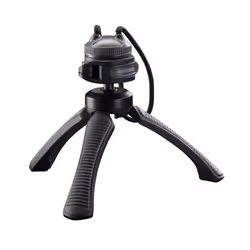 Mantona 21406, 3 leg(s), Black, Grey, 17 cm, 176 g