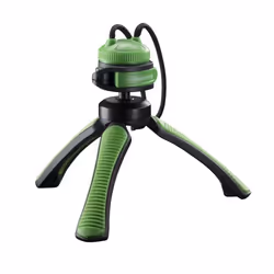 Mantona 21407, 3 leg(s), Black, Green, 17 cm, 176 g