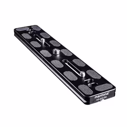 Mantona 21466, Tripod head plate, Black, Aluminium, 1 pc(s), 38 mm, 10 mm