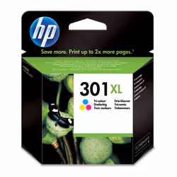 HP 301XL High Yield Tri-colour Original Ink Cartridge (CH564EE)