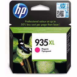 HP C2P25AE 935XL High Yield Original Ink Cartridge, Magenta, Single Pack