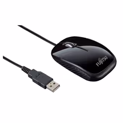 Fujitsu M420NB, Ambidextrous, Optical, USB Type-A, 1000 DPI, Black