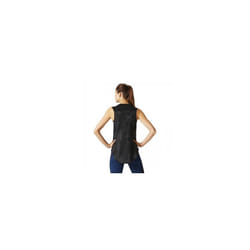 ) adidas Womens Sports ID Sleeveless Black Top - XS (UK4-UK6