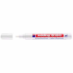 Edding 8180, 1 pc(s), Chisel tip, White, Plastic, Round, 4 mm