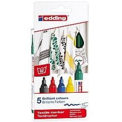 Edding 4500 marker 5 pc(s) Brush tip Multicolour