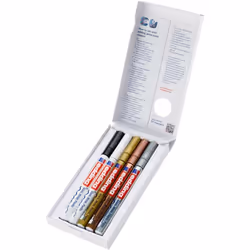 Edding 751 Black, Copper, Gold, Silver, White 5 pc(s) - Additional view 4