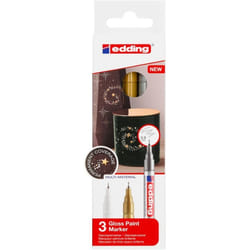 Edding 780 Gold, Silver, White 3 pc(s)