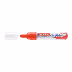 Edding 5000 Acrylic Marker Broad, Red, Chisel tip, Red, Extra Bold, 5 mm, 1 cm