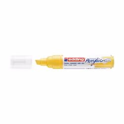 Edding 5000 Acrylic Marker Broad, Yellow, Chisel tip, Yellow, Extra Bold, 5 mm, 1 cm