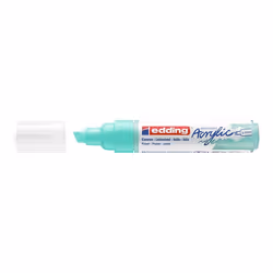 Edding 5000 Acrylic Marker Broad, Turquoise, Chisel tip, Turquoise, Extra Bold, 5 mm, 1 cm
