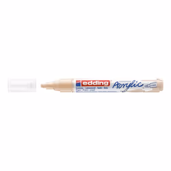 Edding 5300 acrylic marker fine, Beige, Beige, Medium, 2 mm, 3 mm, Water-based ink