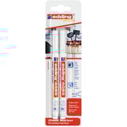 Edding 4085 chalk marker Bullet White 2 pc(s)