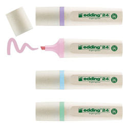 Edding E-24/4S ECOLINE HLTR PSTL PK4