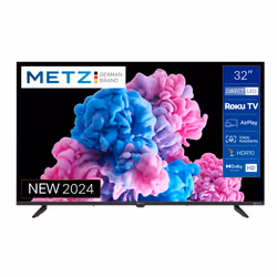 Metz 32MTD6000YUK. Display diagonal: 81.3 cm (32"). Display resolution: 1366 x 768 pixels. HD type: HD. Display technolo ...