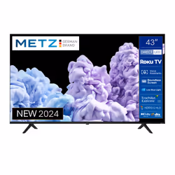 Metz 43MRD6000YUK. Display diagonal: 109.2 cm (43"). Display resolution: 3840 x 2160 pixels. HD type: 4K Ultra HD. Displ ...