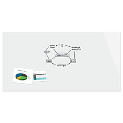 Sigel Be!Board Magnetic Glass Drywipe Board Super White 2400x1200 - B1