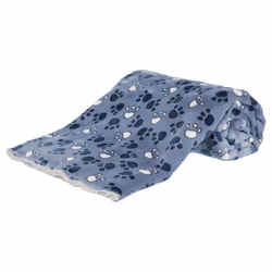 TRIXIE Tammy Blanket, Dog, Plush, Blue, White, Pattern, 30 °C, 1 pc(s)