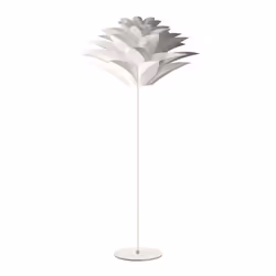 kwmobile DIY Puzzle Lampshade Lotus Flower Jigsaw IQ Lamp Flower Light Design - Diameter 50cm - White