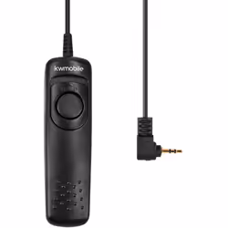 kwmobile Remote Shutter Release Cable - 3 Feet SLR DSLR Camera Photo Control Trigger Button Compatible with RS60-E3 as a Repl ...