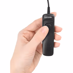 kwmobile Remote Shutter Release Cable - 3 Feet SLR DSLR Camera Photo Control Trigger Button Compatible with RS60-E3 as a Replacement