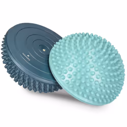 Navaris 2x Hedgehog Balance Pods - Set of 2 Spiky Fitness Domes for Sports  Foot Massage  Stability Training  Balancing in Mu ...