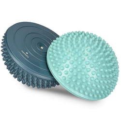Navaris 2x Hedgehog Balance Pods - Set of 2 Spiky Fitness Domes for Sports  Foot Massage  Stability Training  Balancing in Multiple Colors