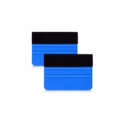 Plastic Felt Edge Squeegee - Car Squeegee Decal Soft Vinyl Wrap Window Tint Application Tool - 4 Inch Soft Felt Edge Scraper ...