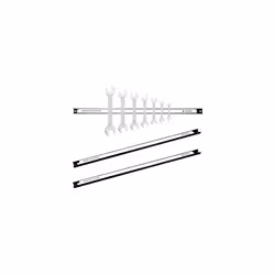 Navaris Set of 3 Magnetic Tool Holder Rack - 24 Inch Heavy Duty Garage Wall Holder Strip for Tools - Tool Bar with Magnet for ...