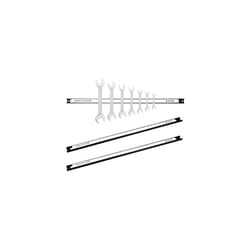 Navaris Set of 3 Magnetic Tool Holder Rack - 24 Inch Heavy Duty Garage Wall Holder Strip for Tools - Tool Bar with Magnet for Screwdriver, Wrench