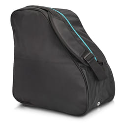 Navaris Universal Ski Boot Bag - Outdoor Skiing Shoe and Helmet Bag for Ski Boots and Snowboard Boots for Men and Women - One Size Black and Teal