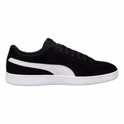 Puma Mens Smash V2 Suede Trainers Sports Training Gym Shoes Sneakers - Black/White, UK 8