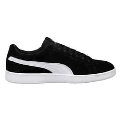 Puma Mens Smash V2 Suede Trainers Sports Training Gym Shoes Sneakers - Black/White, UK 8